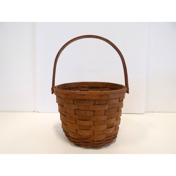 Longaberger Other - Vintage Medium Fruit Basket 1984 Longaberger -- DK Stain -- Original